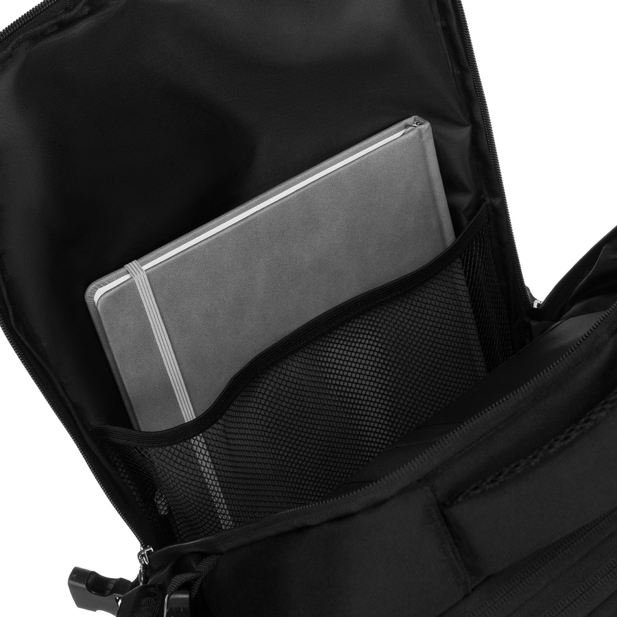 Czarny, podróżny plecak idealny na bagaż podręczny do samolotu - Peterson