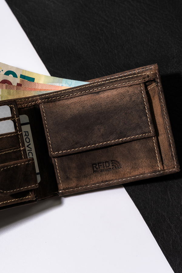Portfel męski RFID bez zapięcia - Buffalo Wild