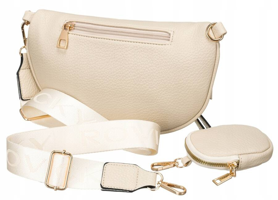Saszetka damska crossbody ze skóry ekologicznej - Rovicky