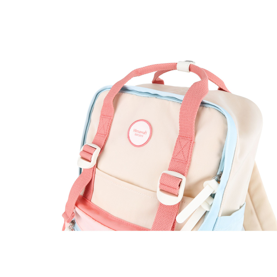 Wielokolorowy miejski plecak damski zamykany na suwak - Himawari