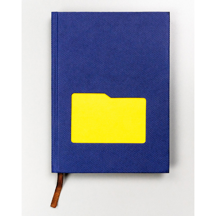 Notes w granatowym kolorze w twardej oprawie i formacie B6 zadrukowany w kropki - Peterson