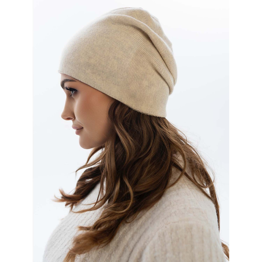 Czapka damska z eleganckim wzorem i kryształkami - Peterson