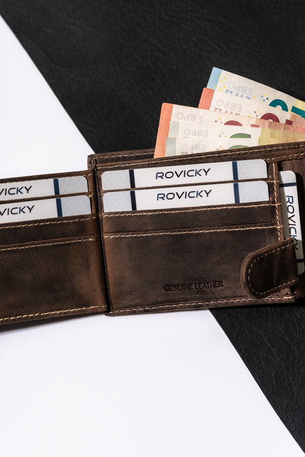 Portfel męski RFID bez zapięcia - Buffalo Wild