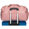Różowa torba weekendowo-podróżna z komorą boczną na buty - Peterson