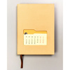 Beżowy notes w twardej oprawie w formacie B6 zadrukowany w kropki - Peterson
