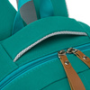 Zielony, młodzieżowy plecak szkolny z poliestru zawieszony na regulowanych szelkach - Peterson