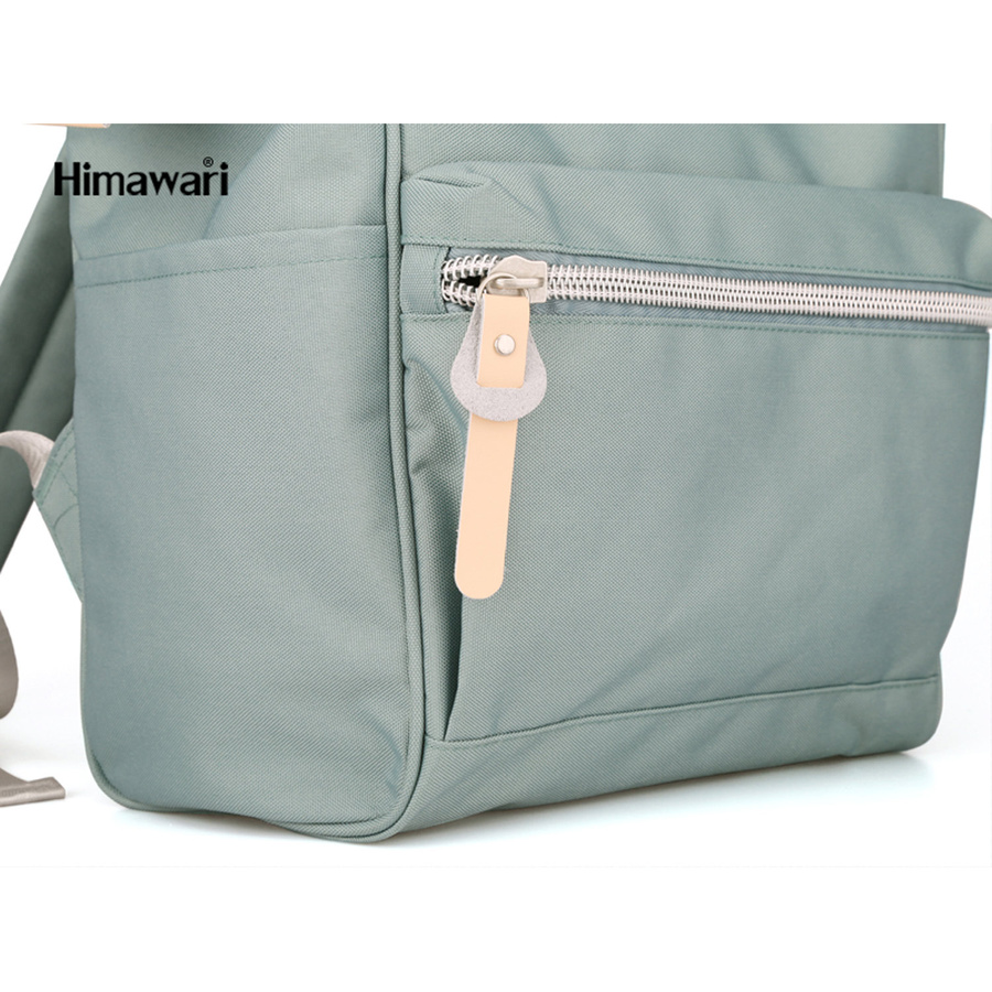 Czerwony plecak miejski na laptopa z portem USB - Himawari