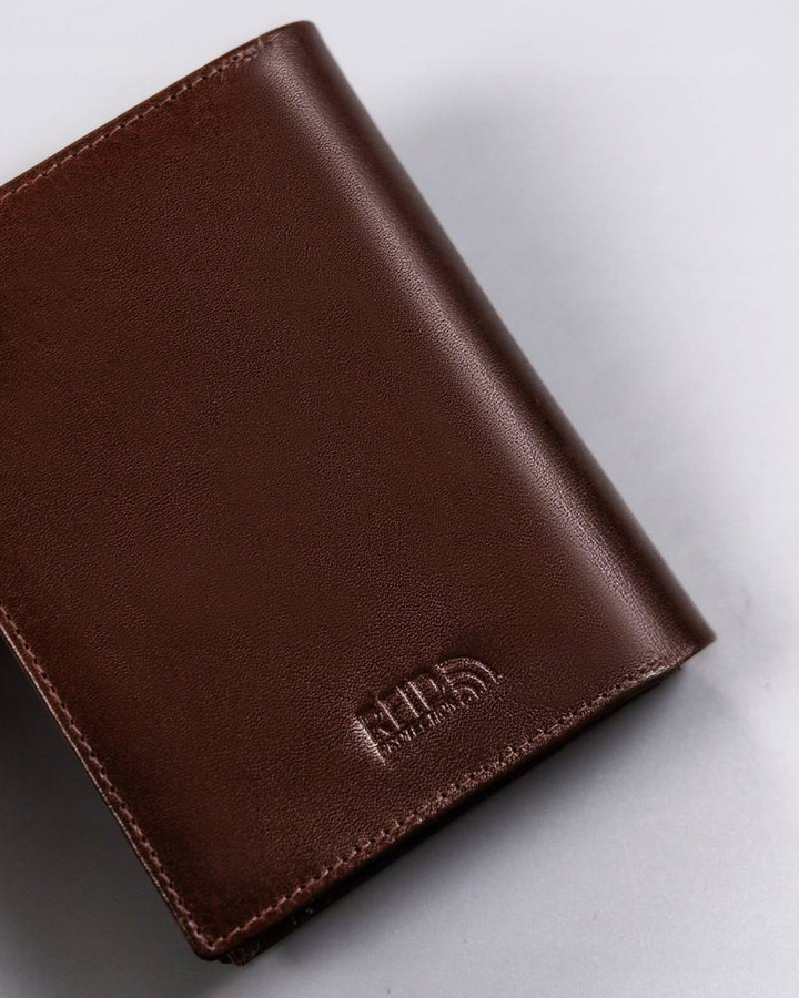 Elegancki, duży portfel męski ze skóry naturalnej - Peterson