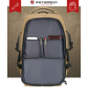 Duży plecak podróżny w kolorze khaki z miejscem na laptopa, dwukomorowy - Peterson