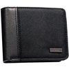 Czarny, kompaktowy portfel męski wykonany ze skóry ekologicznej - Peterson