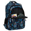 Szkolny plecak młodzieżowy z poliestru w gamingowy wzór - Peterson