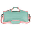 Miętowo-różowa, weekendowa torba podróżna z komorą termiczną na obuwie - Peterson