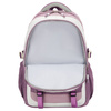 Miękki plecak szkolny z poliestru w białofioletowym kolorze, zawieszony na regulowanych szelkach - Peterson