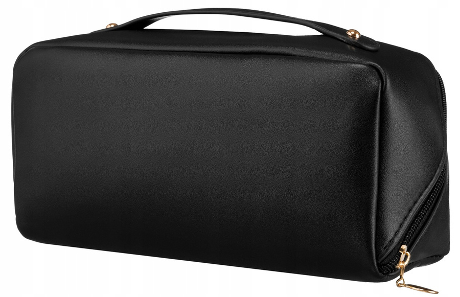 Duża, podróżna kosmetyczka damska ze skóry ekologicznej - Peterson