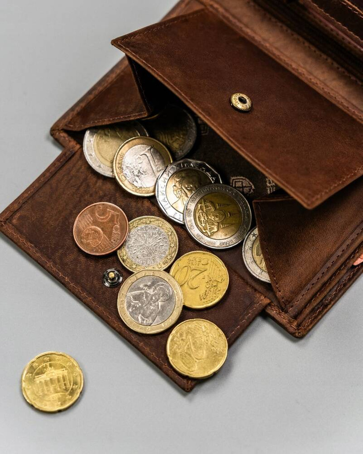 Duży, skórzany portfel męski w orientacji pionowej - Peterson