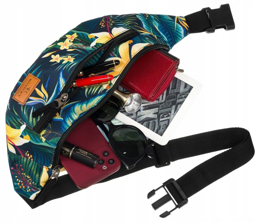 Pojemna saszetka na biodra lub przez ramię - Rovicky