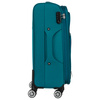 Walizka kabinowa z wysuwaną rączką wykonana z poliestru w turkusowo-różowym kolorze - Peterson