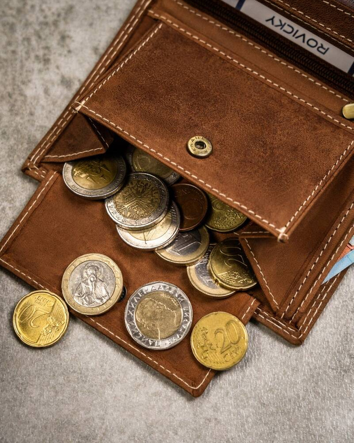 Duży portfel męski z nubukowej skóry naturalnej - Always Wild