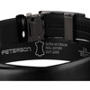Czarny pasek męski z automatyczną klamrą wykonany ze skóry naturalnej - Peterson