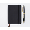Czarny notes w formacie A6 zadrukowany w kropki - Peterson