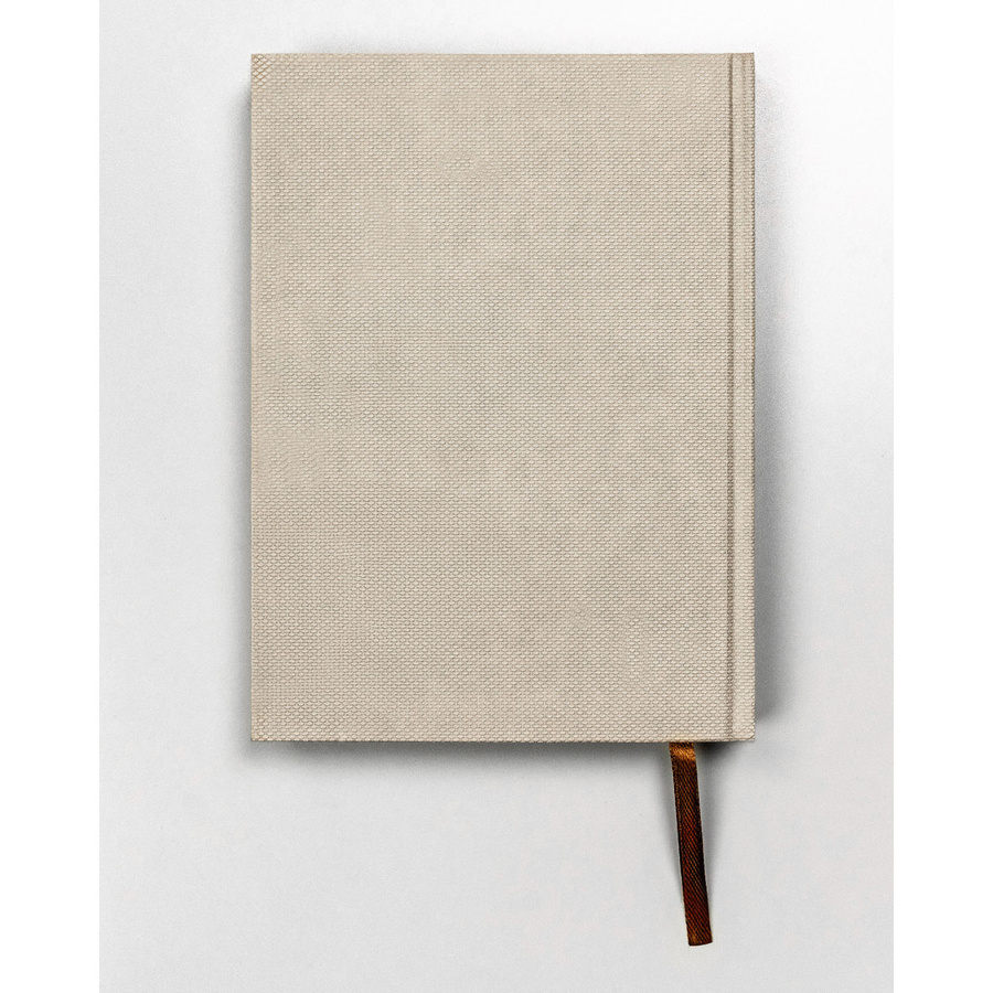 Szary notes w twardej oprawie zadrukowany w kropki - Peterson