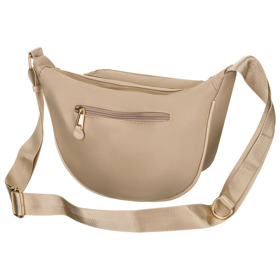 Listonoszka damska w beżowym kolorze wykonana z nylonu - Peterson