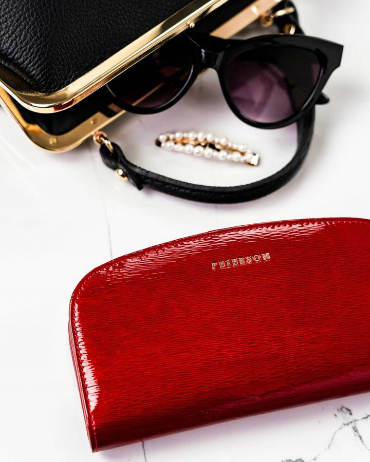 Duży portfel damski ze skóry naturalnej - Peterson