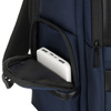 Granatowy plecak podróżny z kieszenią na laptopa do 14 cali - Peterson