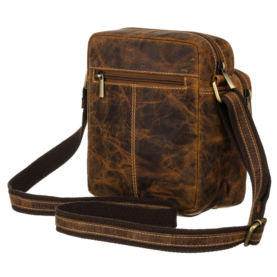 Męska listonoszka z regulowanym paskiem - Peterson