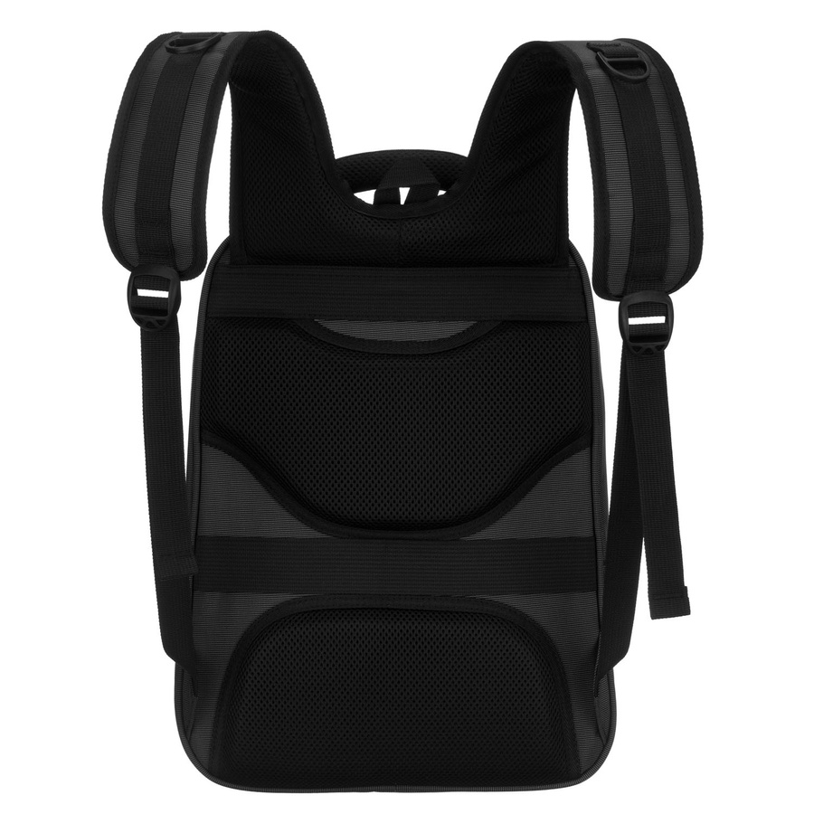 Podróżny plecak w czarnym kolorze z miejscem na laptopa - Rovicky