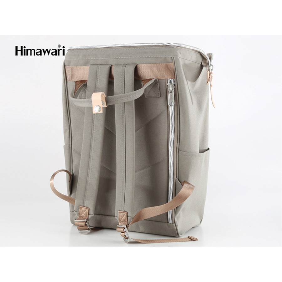 Ciemnoszary plecak damski na uczelnię z kieszenią na laptopa - Himawari