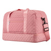 Różowa, treningowa torba wykonana z poliestru, dwukomorowa - Peterson