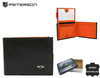 Niewielki, skórzany portfel męski z systemem RFID - Peterson