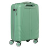 Kabinowa, zielona walizka podróżna z teleskopowym uchwytem - Peterson