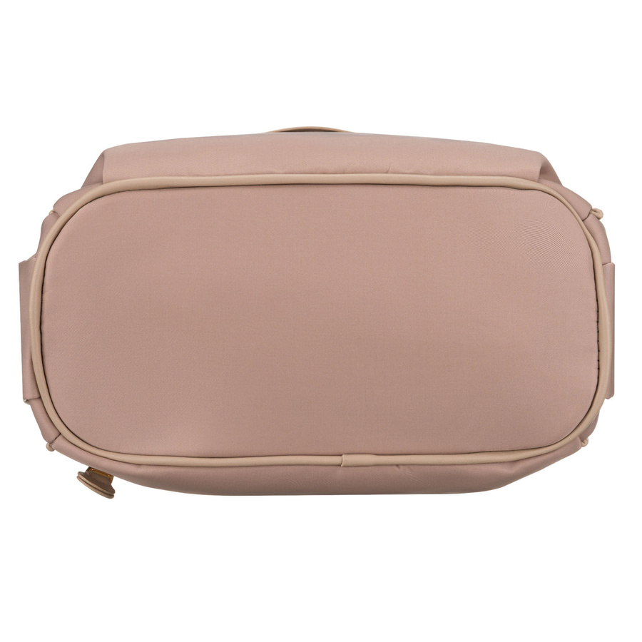 Różowa, nylonowa listonoszka damska zamykana suwakiem i klipsem magnetycznym - Peterson