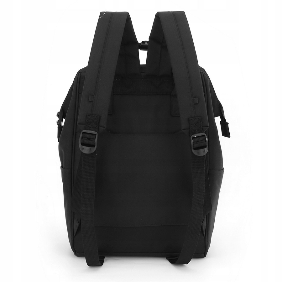 Czarno-szary plecak podróżny zamykany na bezpieczny suwak - Himawari