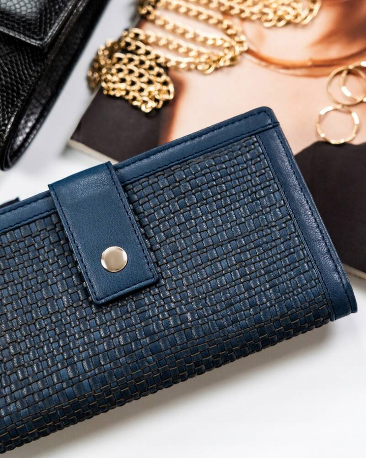 Duży portfel damski ze skóry naturalnej - Rovicky