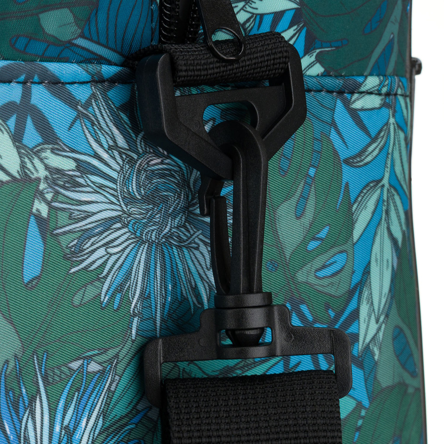 Pojemna torba podróżna wyposażona w dopinany pasek i zewnętrzną kieszeń zapinaną suwakiem - Rovicky