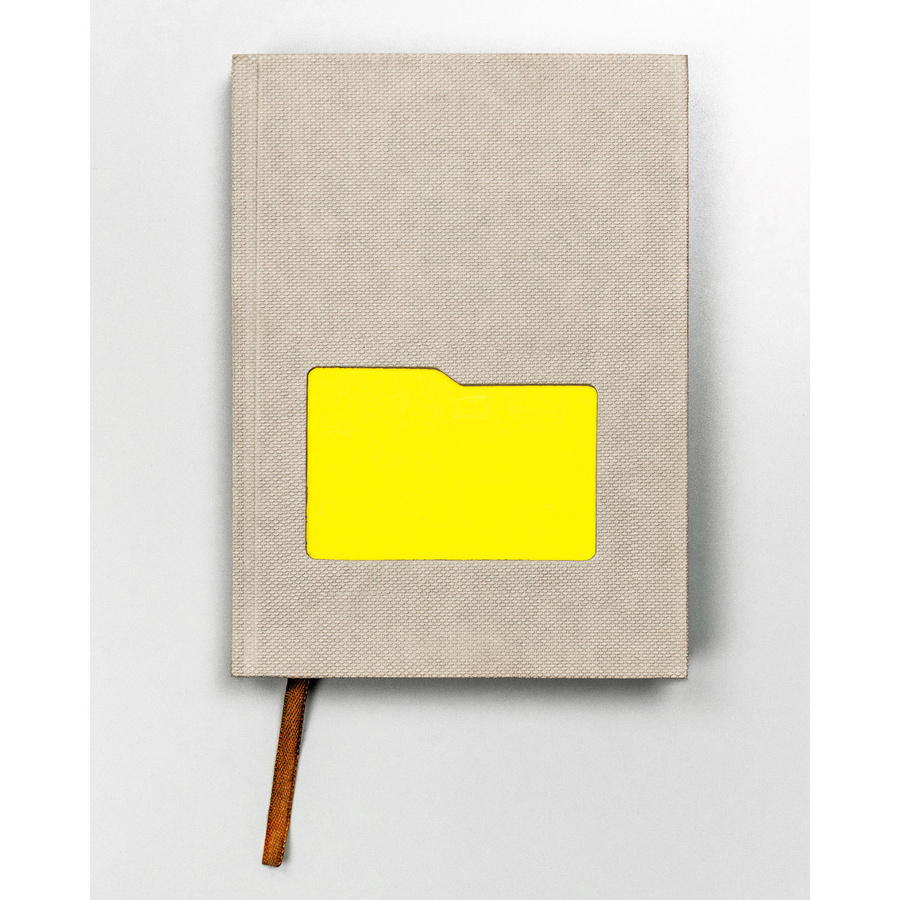 Szary notes w twardej oprawie zadrukowany w kropki - Peterson