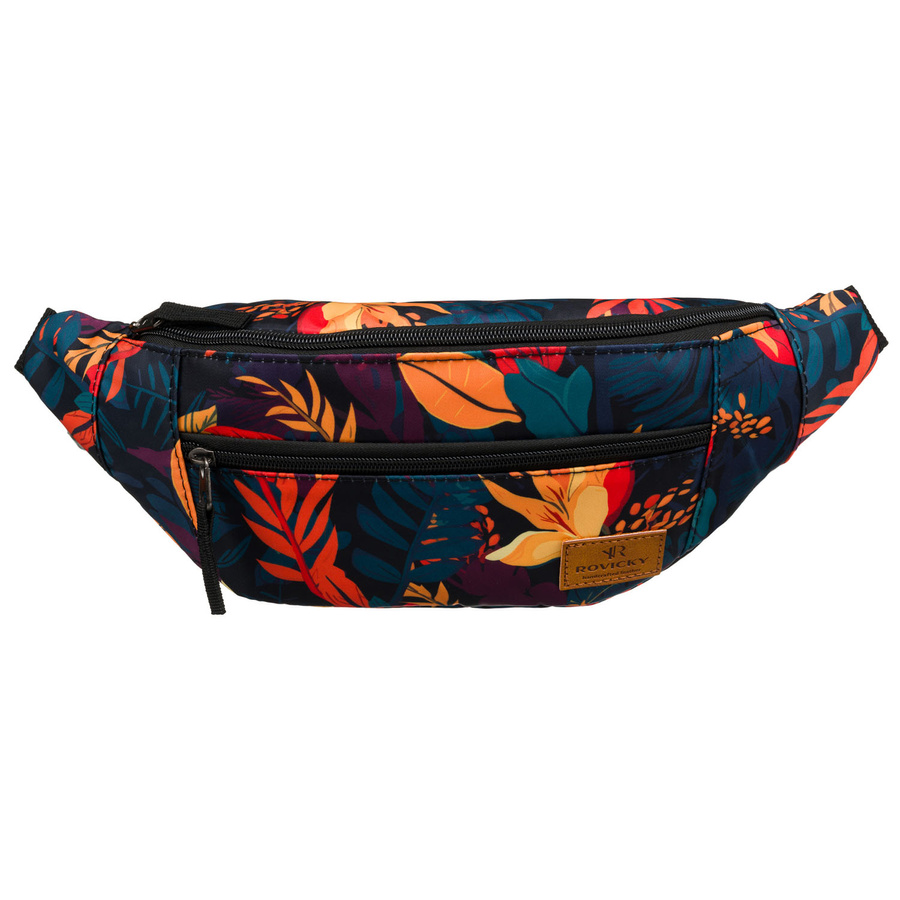 Nerka na biodra lub przez ramię z kieszenią zewnętrzną zamykana suwakiem - Rovicky