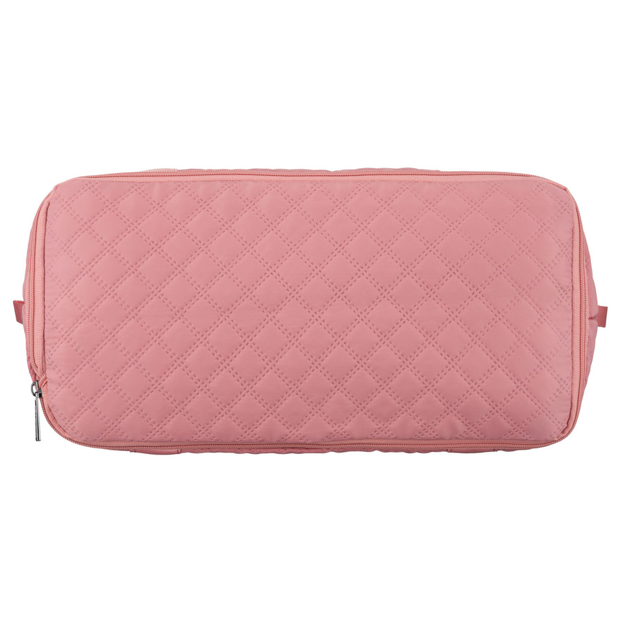 Treningowa torba wykonana z poliestru w różowym kolorze, zawieszona na wygodnych uchwytach - Peterson