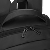 Duży plecak podróżny w czarnym kolorze z miejscem na laptopa, zamykany suwakiem - Peterson