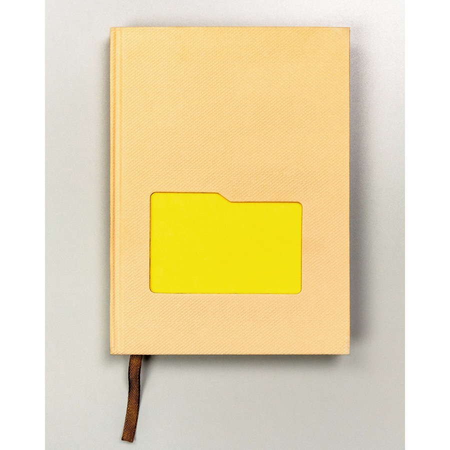 Beżowy notes w twardej oprawie w formacie B6 zadrukowany w kropki - Peterson