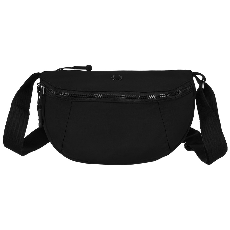 Pojemna nerka damska z poliestru w czarnym kolorze - Peterson