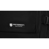 Plecak podróżny z poliestru w czarnym kolorze, idealny na bagaż podręczny - Peterson