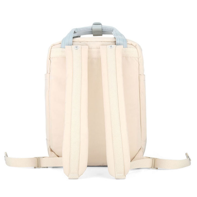 Beżowo-zielony, wodoodporny plecak miejski z miejscem na laptopa - Himawari