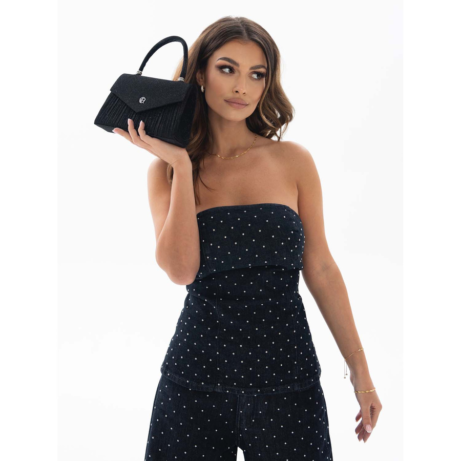 Elegancka kopertówka damska z łańcuszkiem - Rovicky