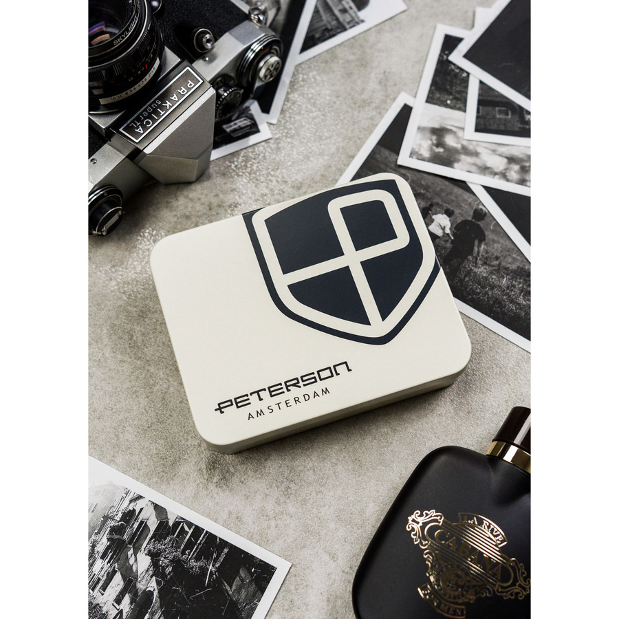 Brązowy portfel męski bez zapięcia wykonany ze skóry ekologicznej - Peterson