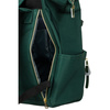 Podróżny plecak damski z poliestru w zielonym kolorze z miejscem na laptopa - Peterson