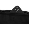 Sportowa, pojemna saszetka z poliestru w czarnym kolorze - Peterson